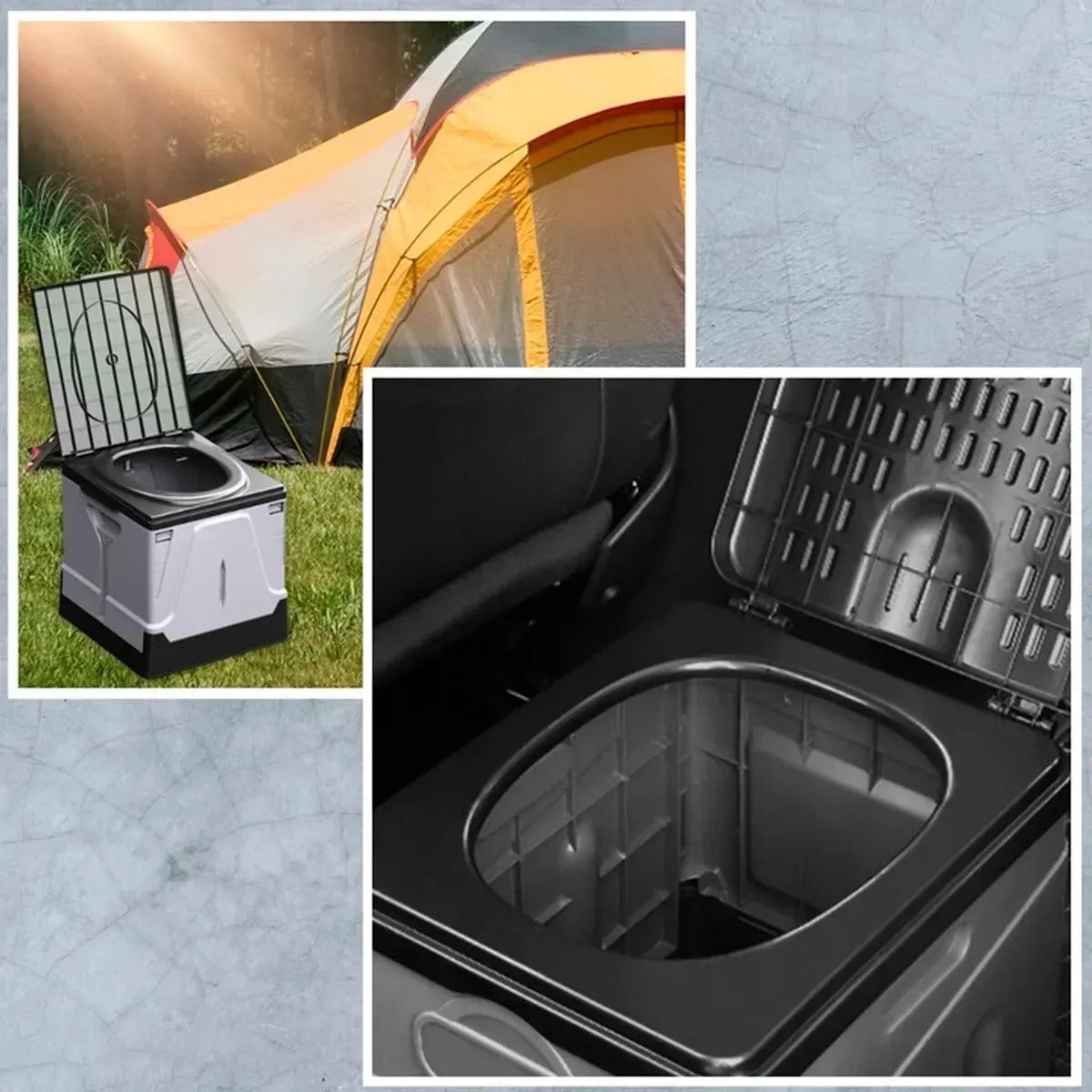 Skládací lehký turistický záchod (91780001)