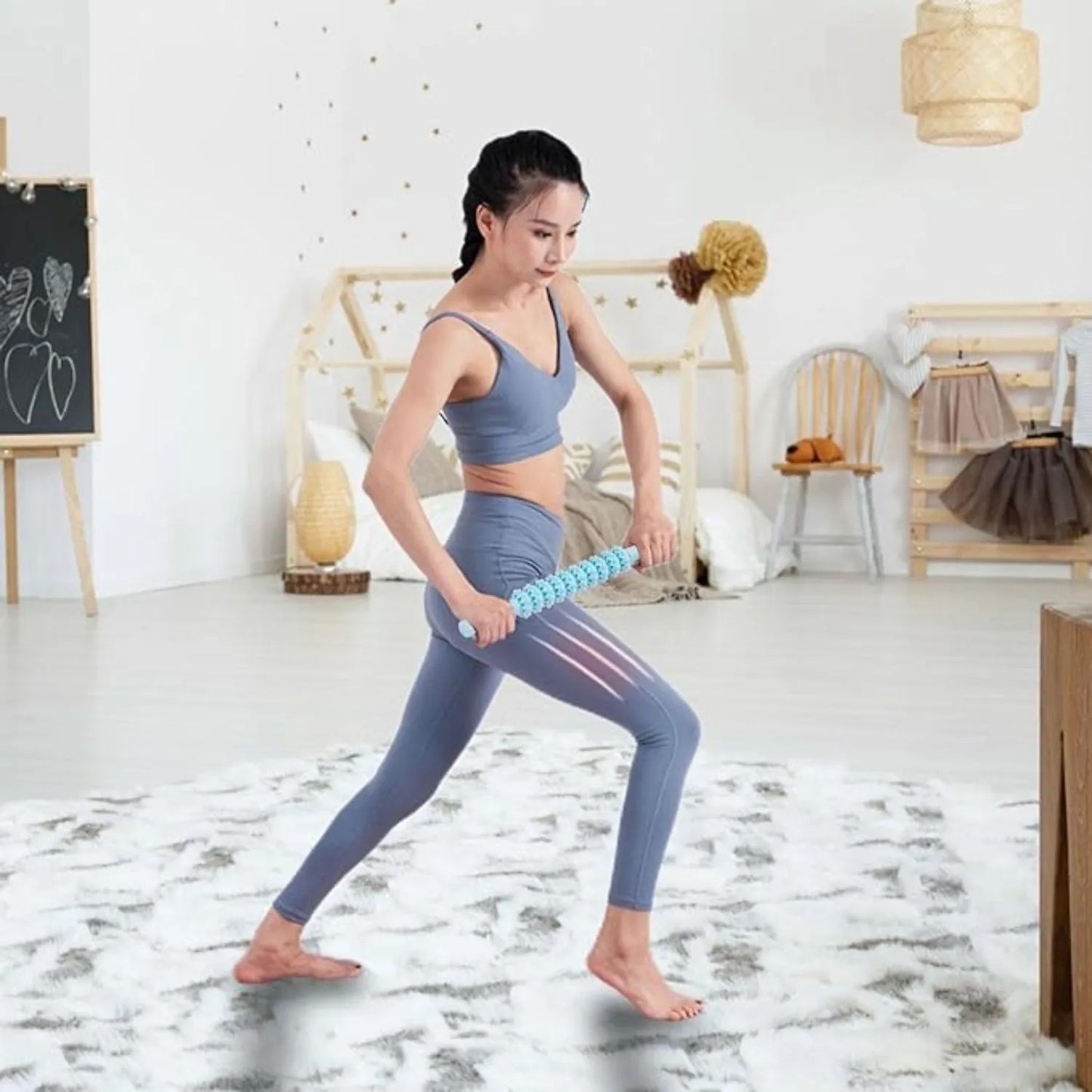Masážní přístroj na krk Roller na jógu a fitness (8722)