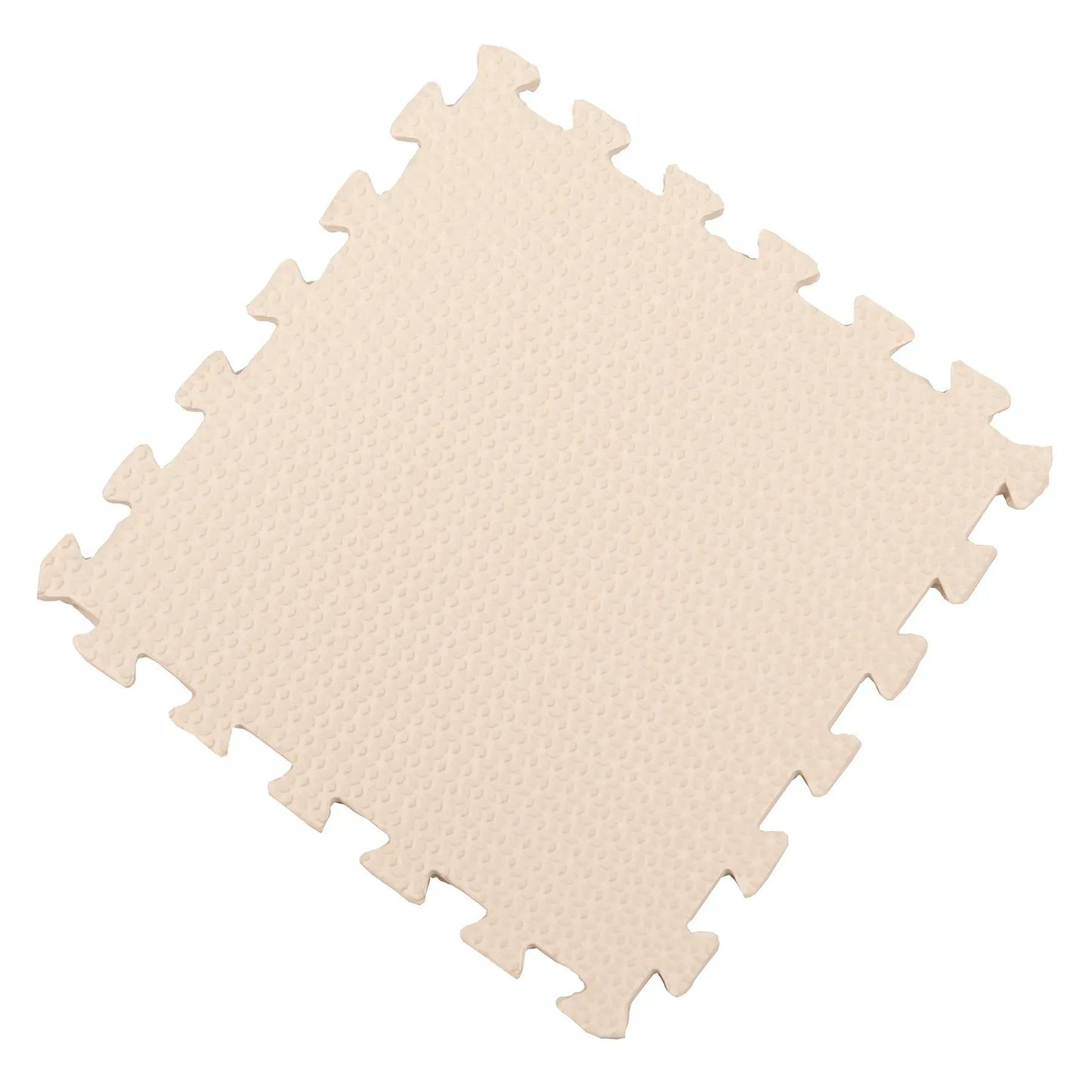 Sada 10 béžových podlahových rohoží 30x30 cm (84220002)