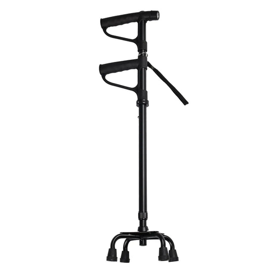 Regulovatelná rehabilitační hůl s baterkou (8562)