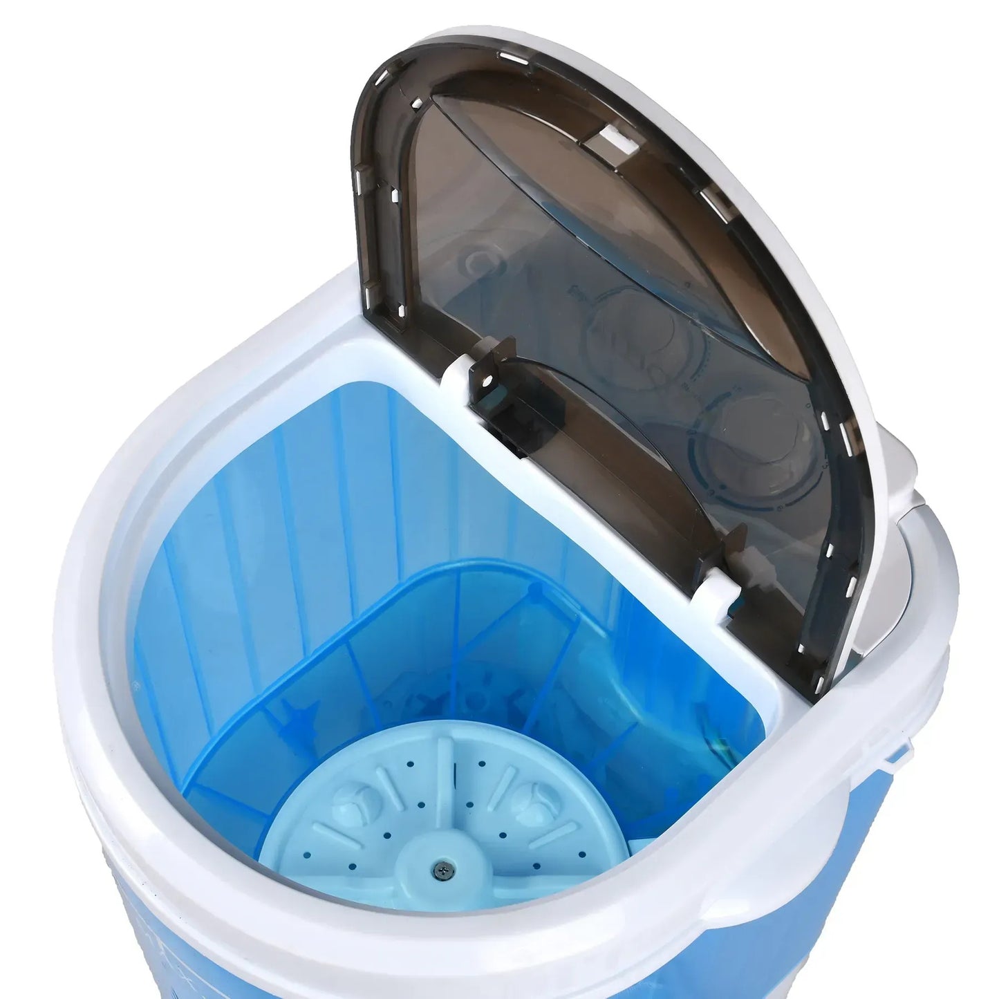 Mini cestovní pračka 260W s funkcí praní, máchání a odstřeďování (5638)