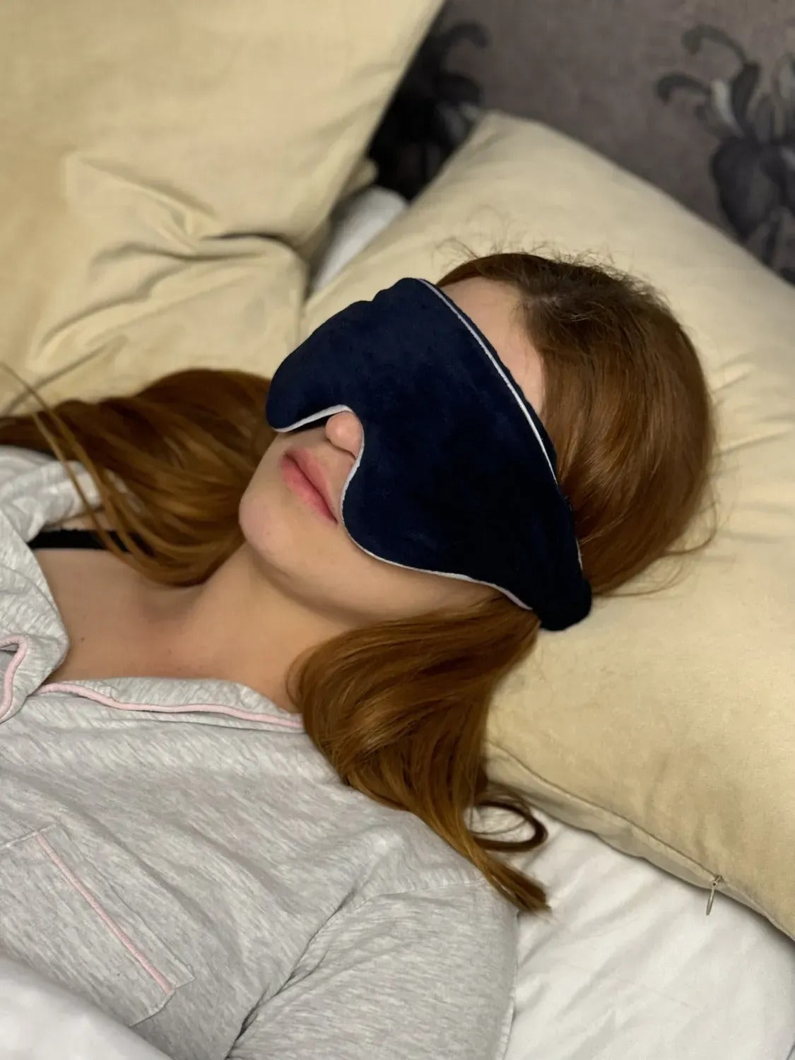 3D oční páska s váhou na spánek a relaxaci (90380001)