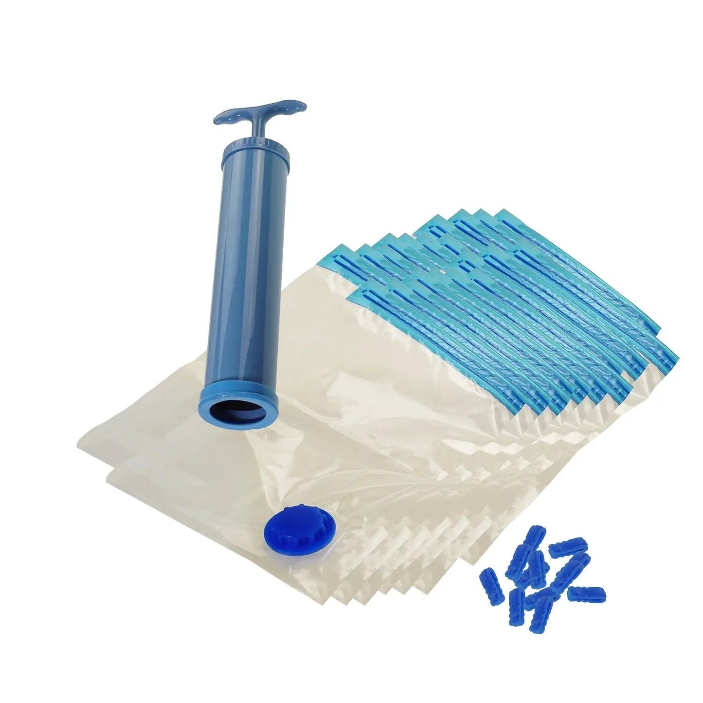 Sada Vakuový Sáček 12+8 Oblečení + Pumpa (7196)