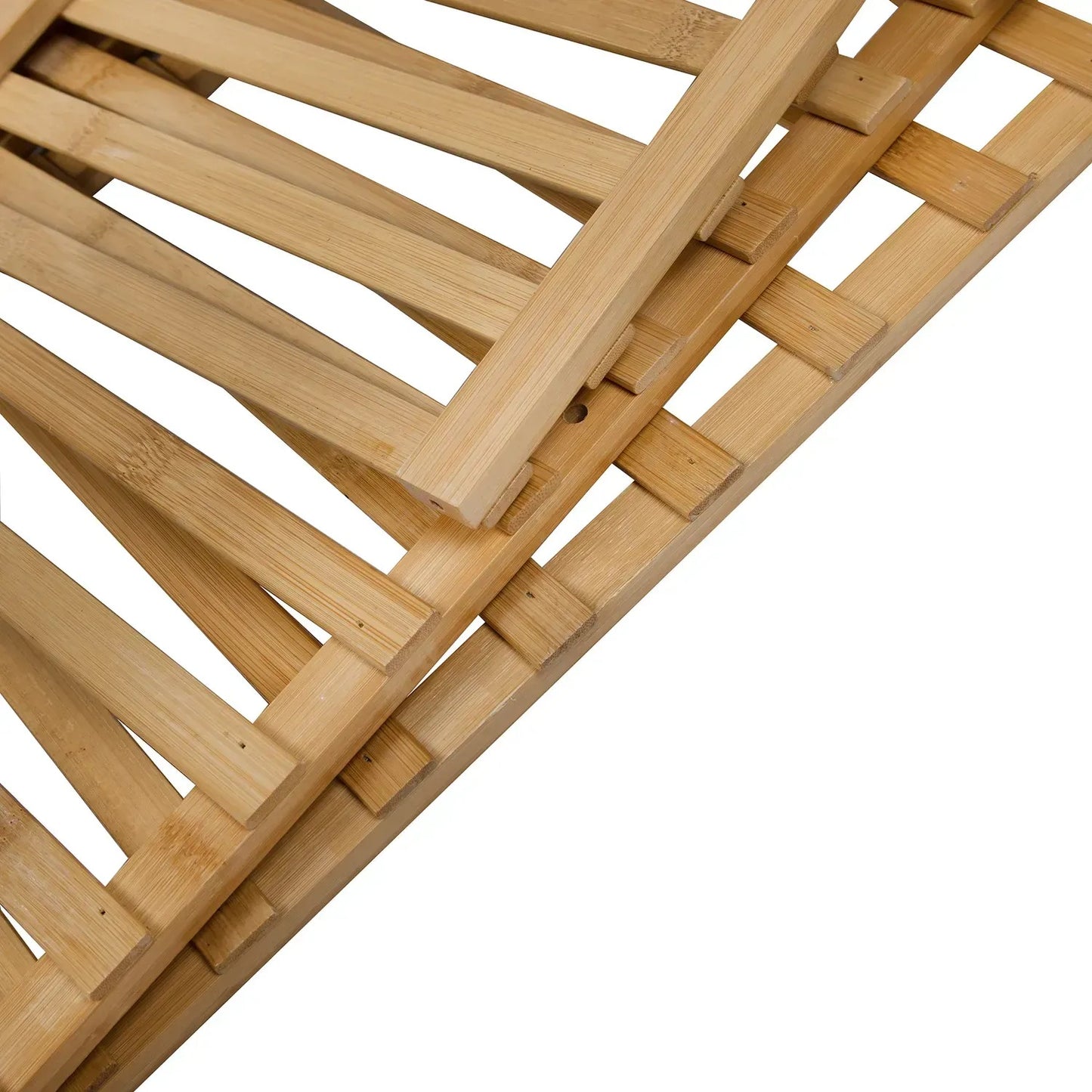 Bambusový stojan na oblečení s policí a organizérem (91670001)