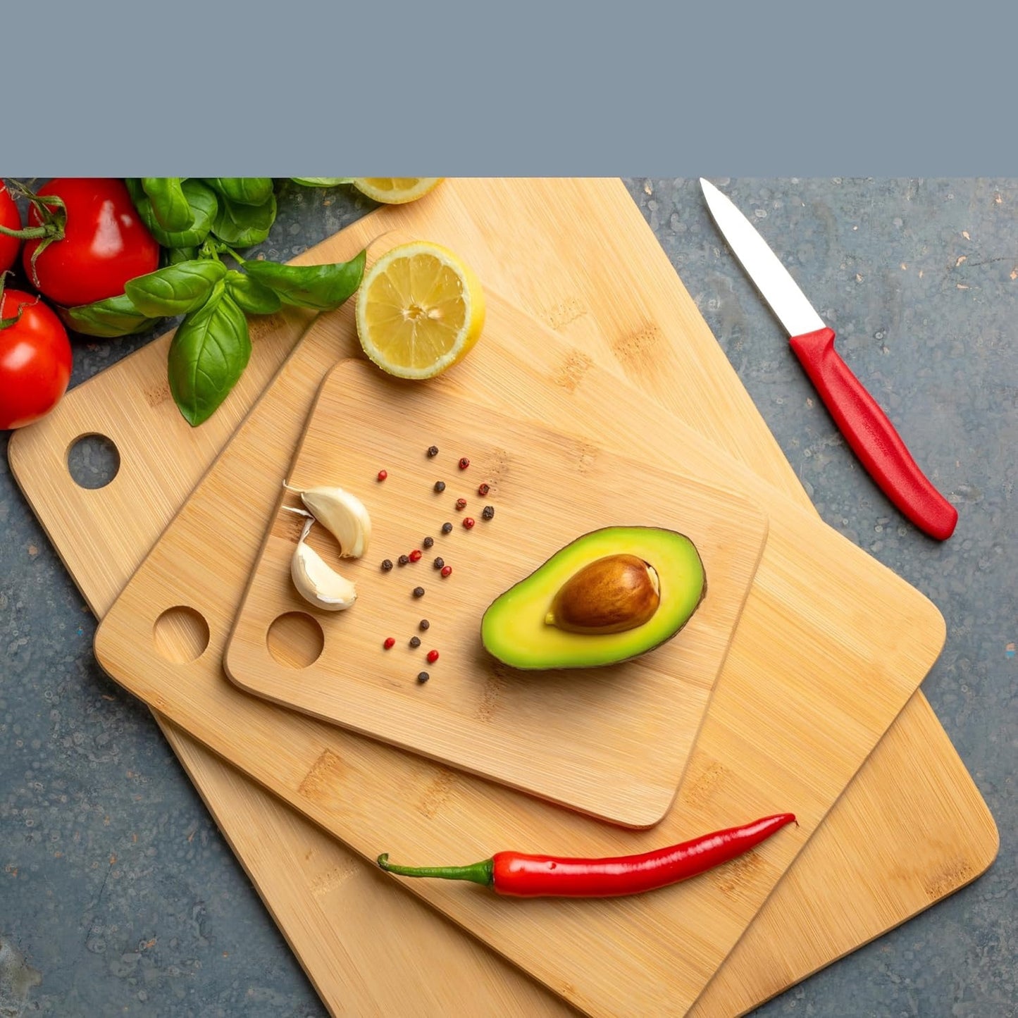 Sada 3 ekologických bambusových krájecích desek (91750001)