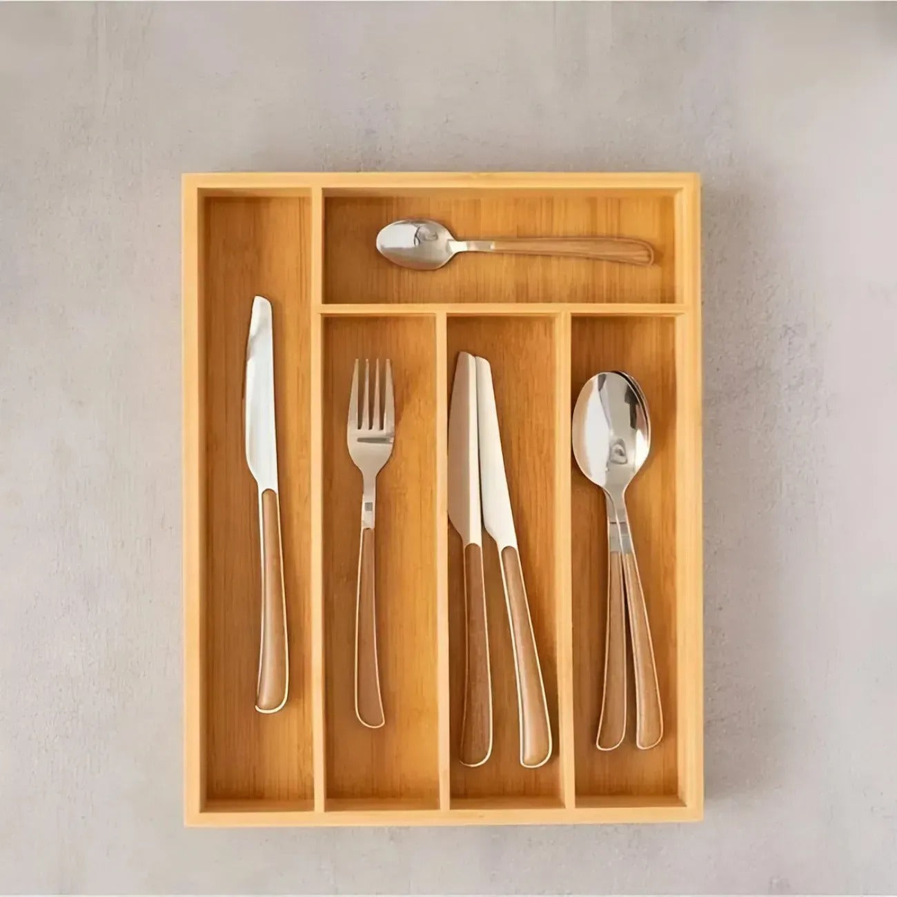 Organizer na Příbory Bambusový 36x26 cm (91830001)