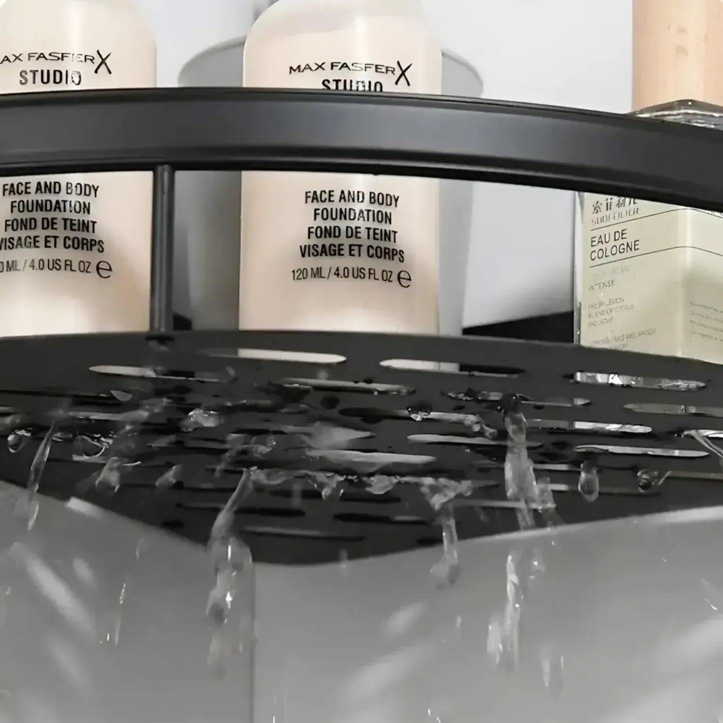 Rohová koupelnová polička (90570001)