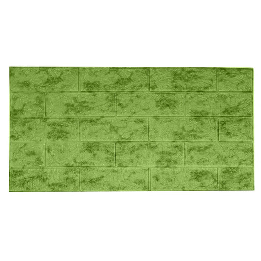 3D samolepicí panely - 10 ks, Šedo-zelená (71340004)