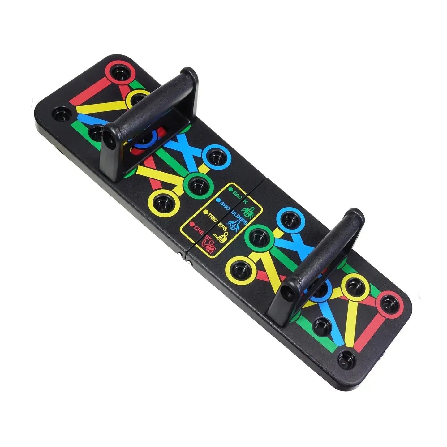 Úchyty na kliky 14v1 - multifunkční cvičební deska do domácnosti (60730001)