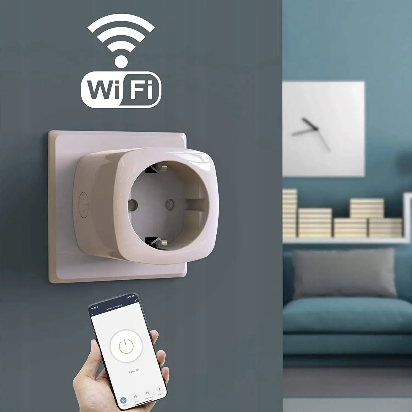 Programátor Časový SMART WiFi Tuya 16A (90480001)