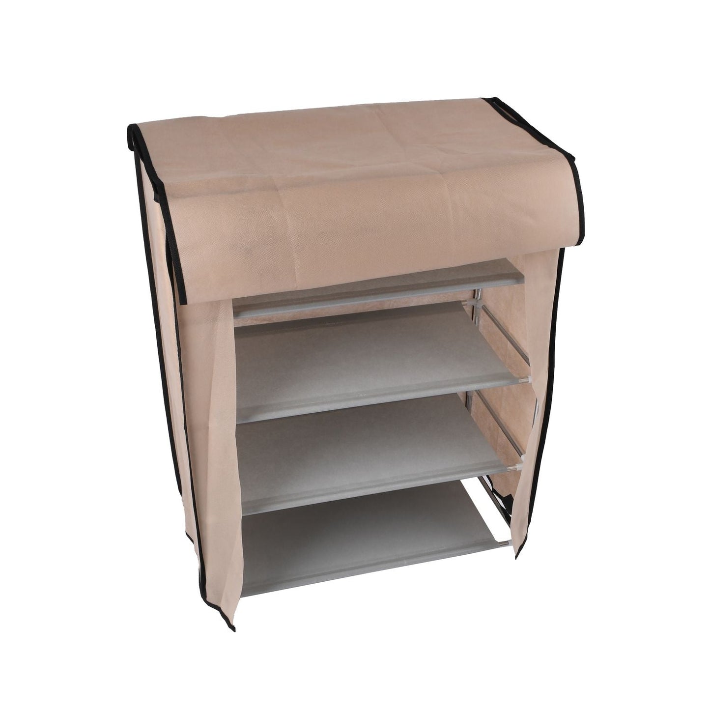 Skládací Skříň na Boty 4 Úrovně Textilní (56780001)