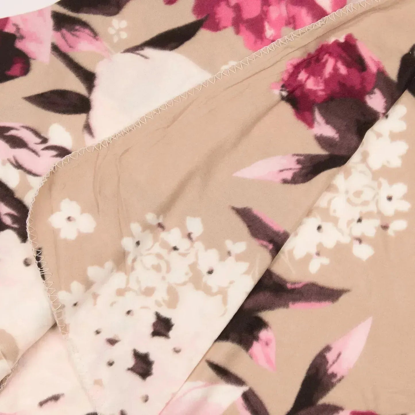 Květinová polarová deka 180x210 cm (5215)