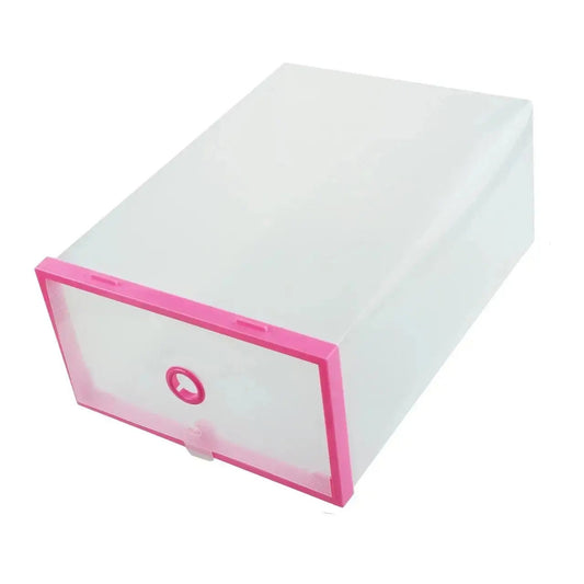 Skládací růžový kontejner na boty (47460002)