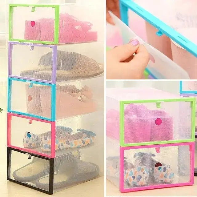 Skládací růžový kontejner na boty (47460002)