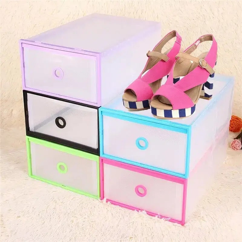 Skládací růžový kontejner na boty (47460002)