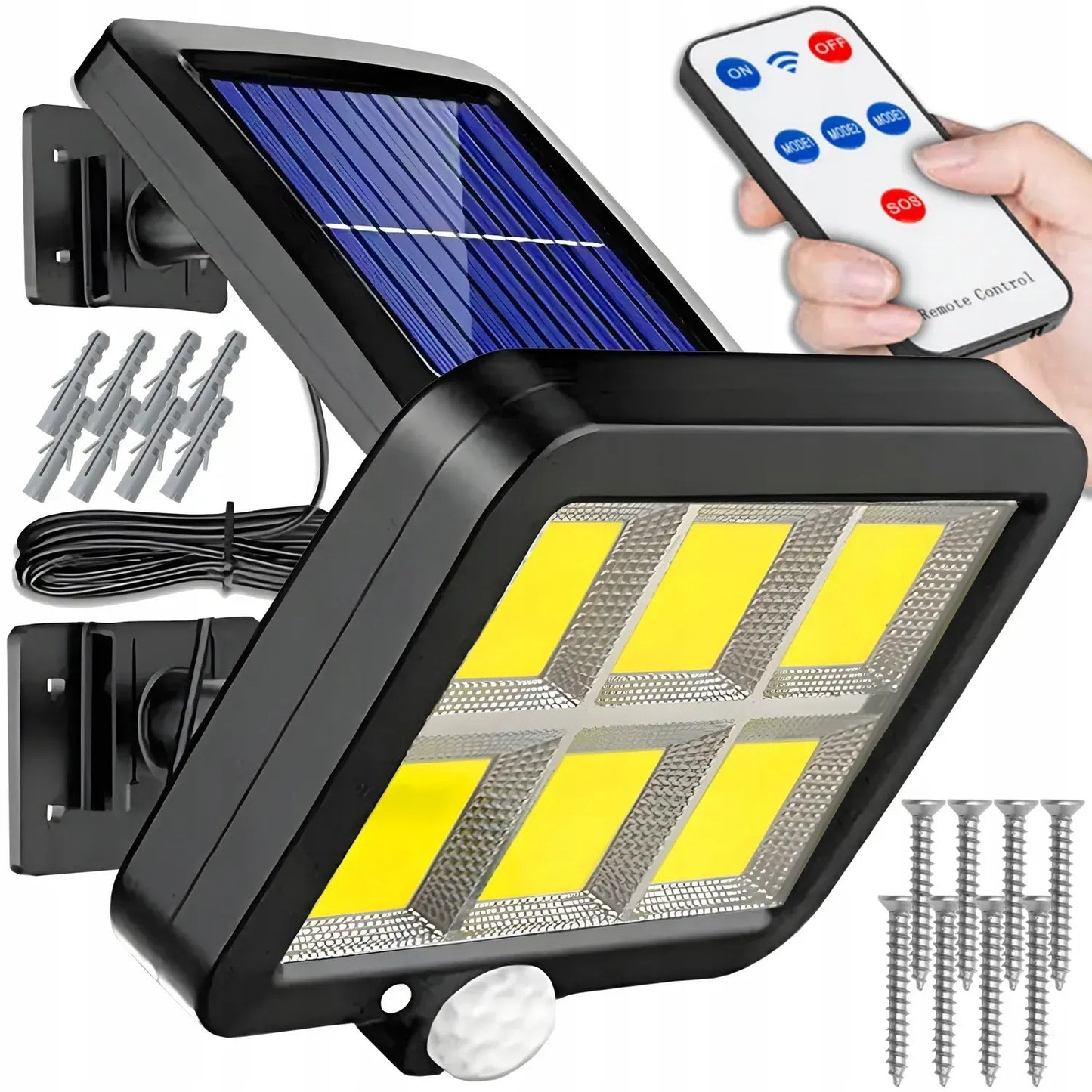 Lampa Solární LED Ulicní s Dálkovým Ovládáním (90440001)