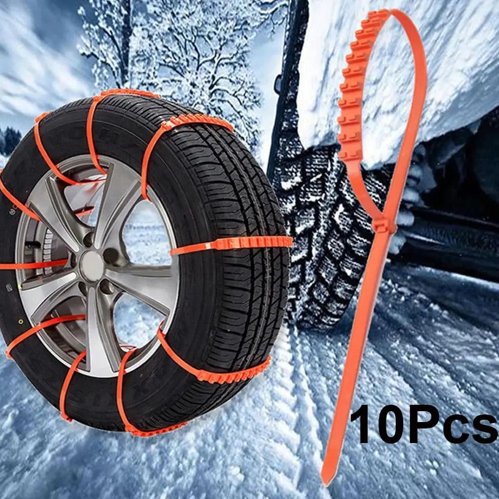 Sněhové řetězy plastové univerzální 10 ks (5623)