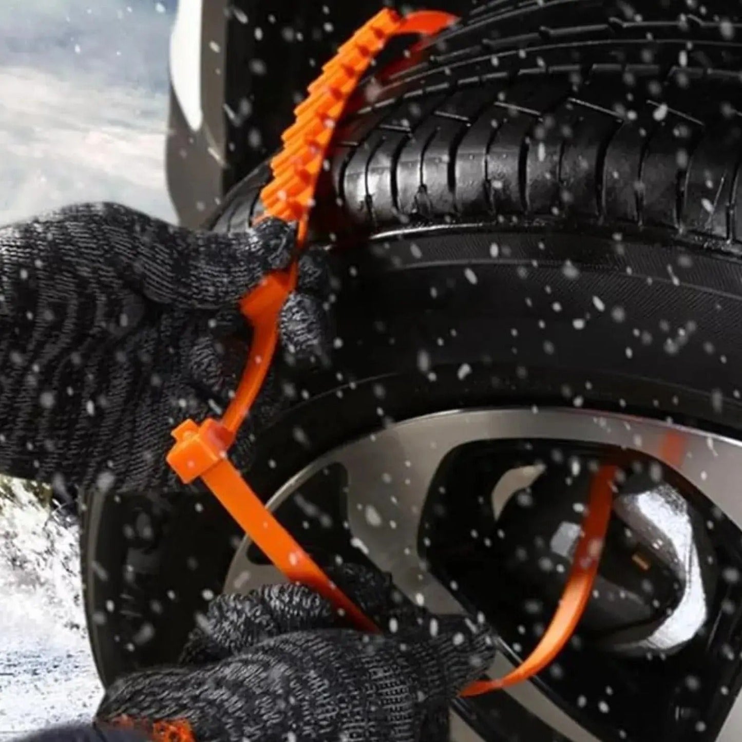 Sněhové řetězy plastové univerzální 10 ks (5623)