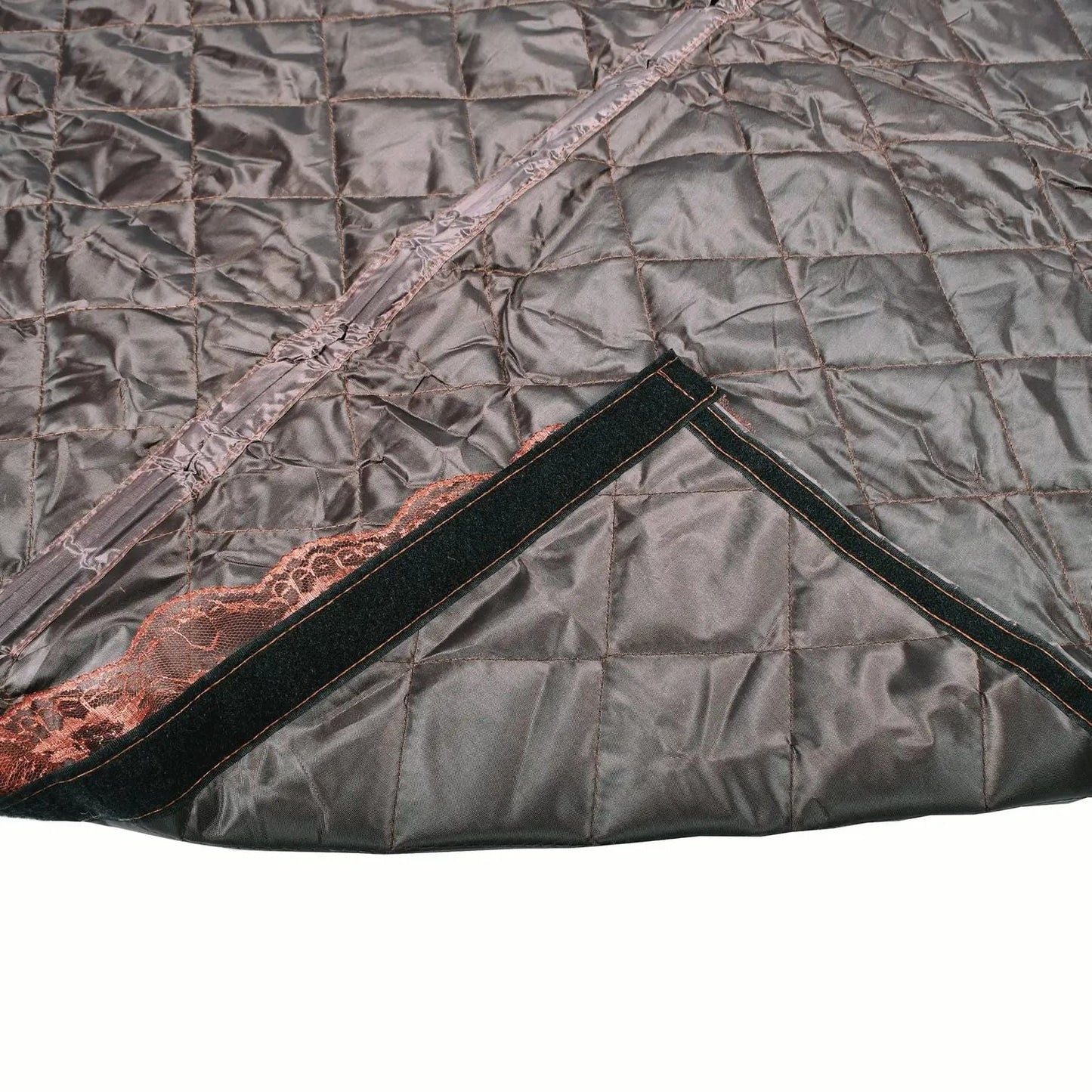 Termoizolační Magnetická Záclona Hnědá (83390001)