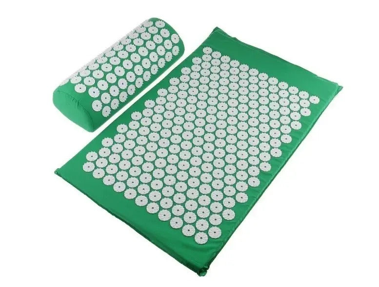 Akupresurní podložka s polštářem Zelená (70980002)