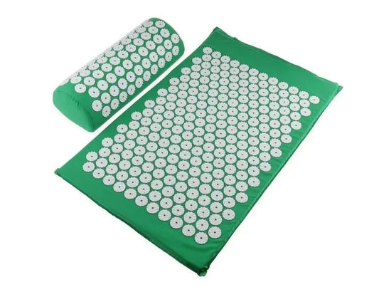 Akupresurní podložka s polštářem Zelená (70980002)