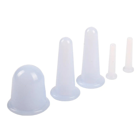 Silikonové čínské baňky na masáž - sada 5 ks (88740001)