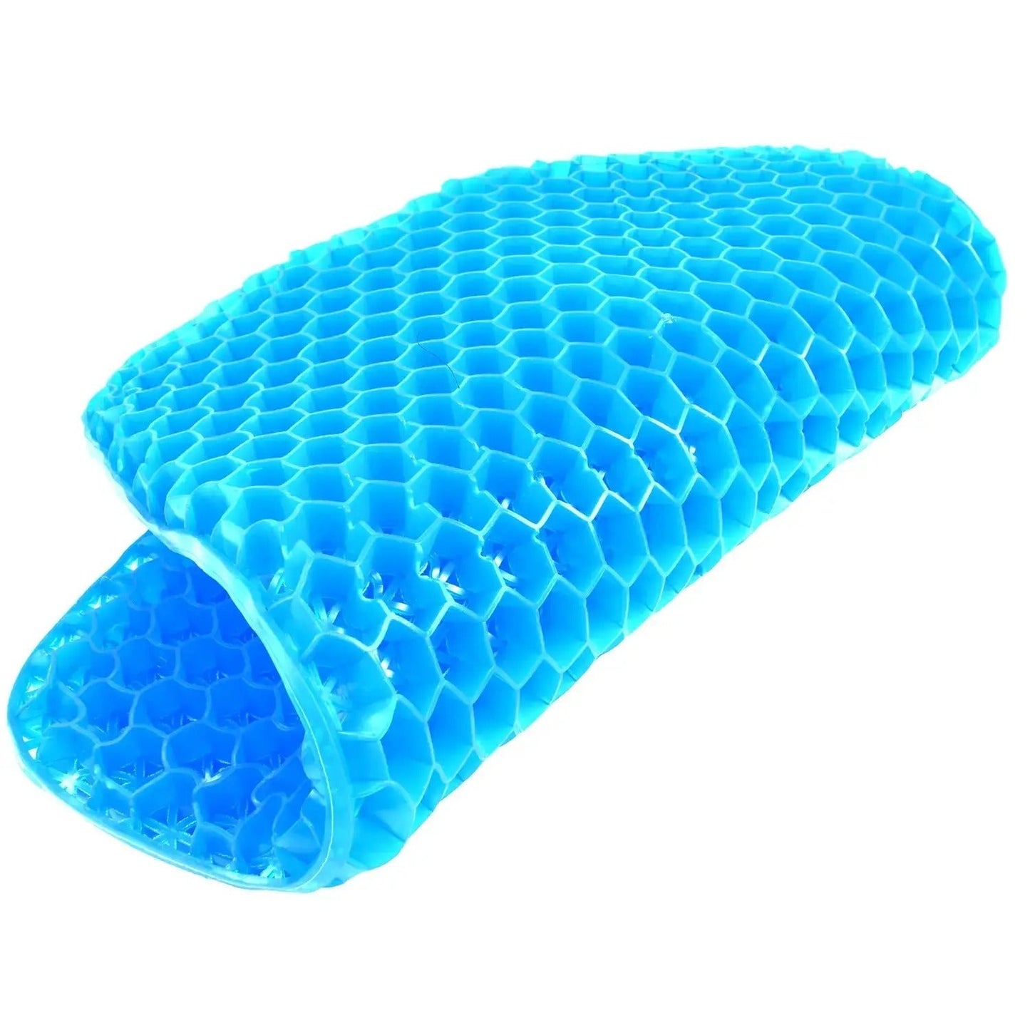 Ortopedický gelový polštář na židli, modrý (8435)