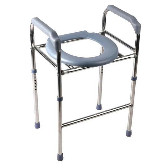 Přenosné Toaletní Křeslo s Nastavitelným Sedadlem (8559)