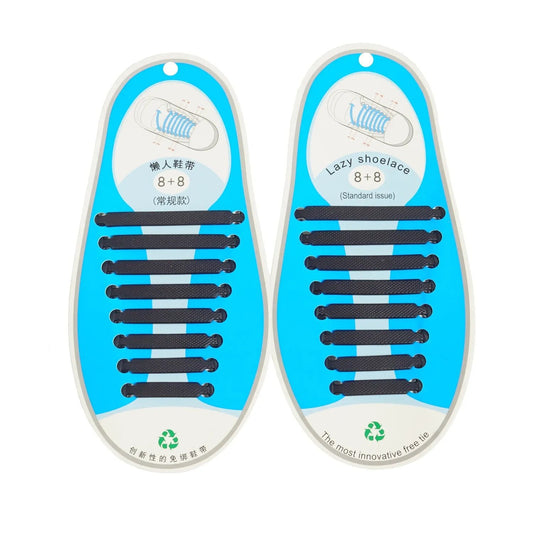 Elastické Černé Silikonové Šňůrky (79560001)