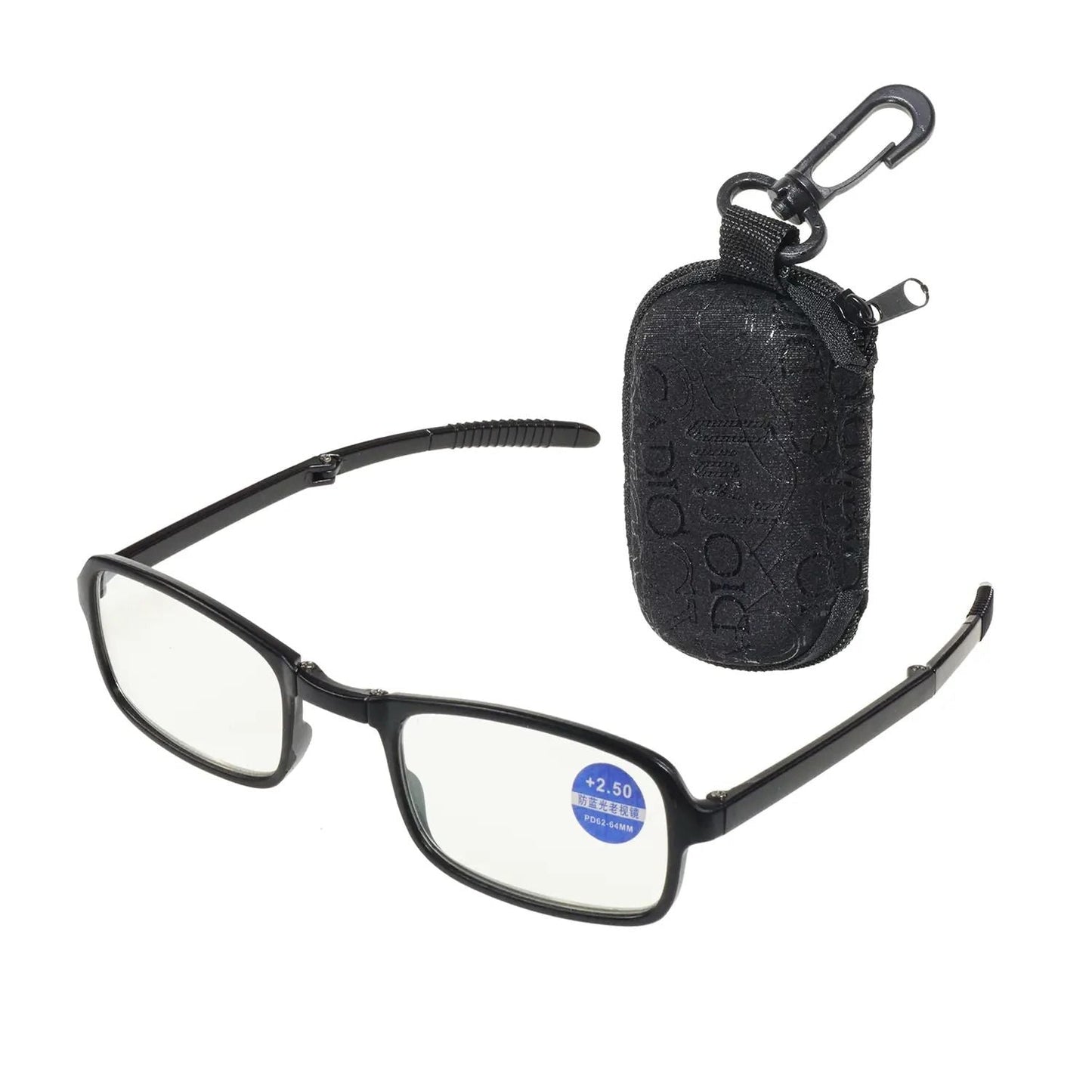 Skládací brýle na čtení +2,5 dioptrie s pouzdrem (5370)