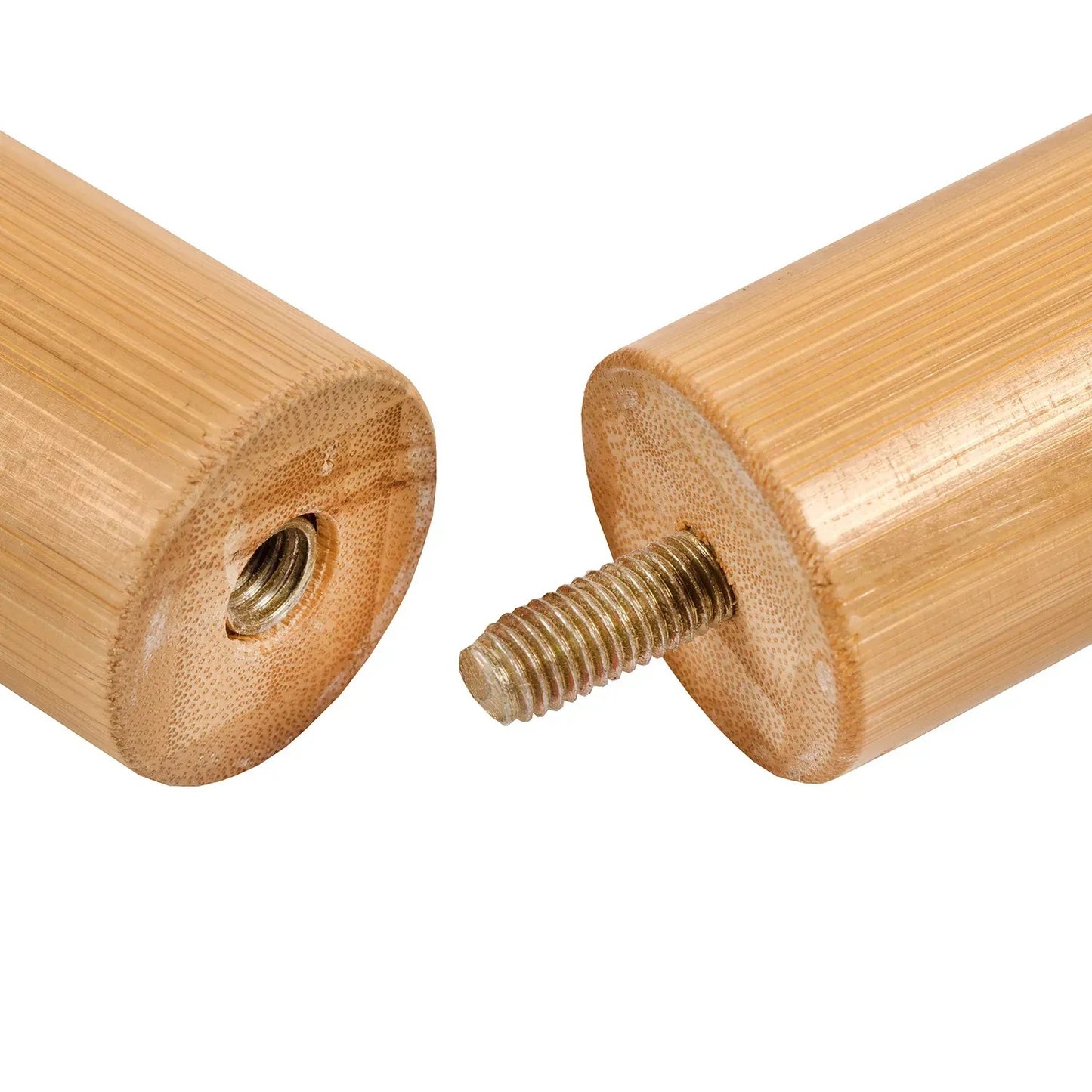 Bambusový stojanový věšák s 8 háčky, přírodní design, snadná montáž (91810001)