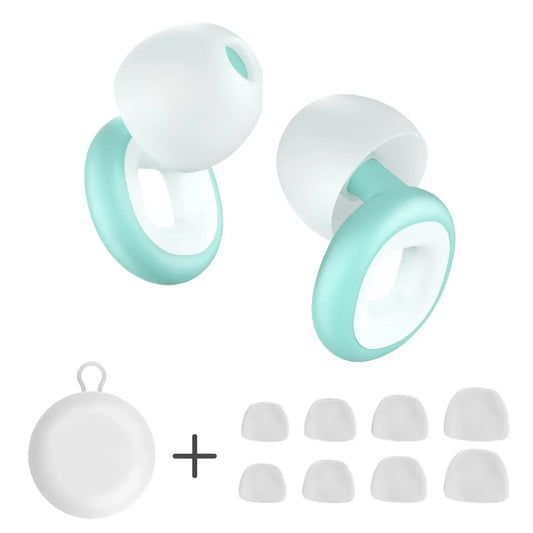 Pohodlné špunty do uší 99 Sheep na spaní, práci a cestování – bílé a zelené (92960002)