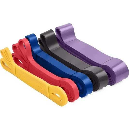 Sada 5 gumových odporů na cvičení fitness (7610)
