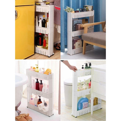 Koupelnový regál na kolečkách (5510)