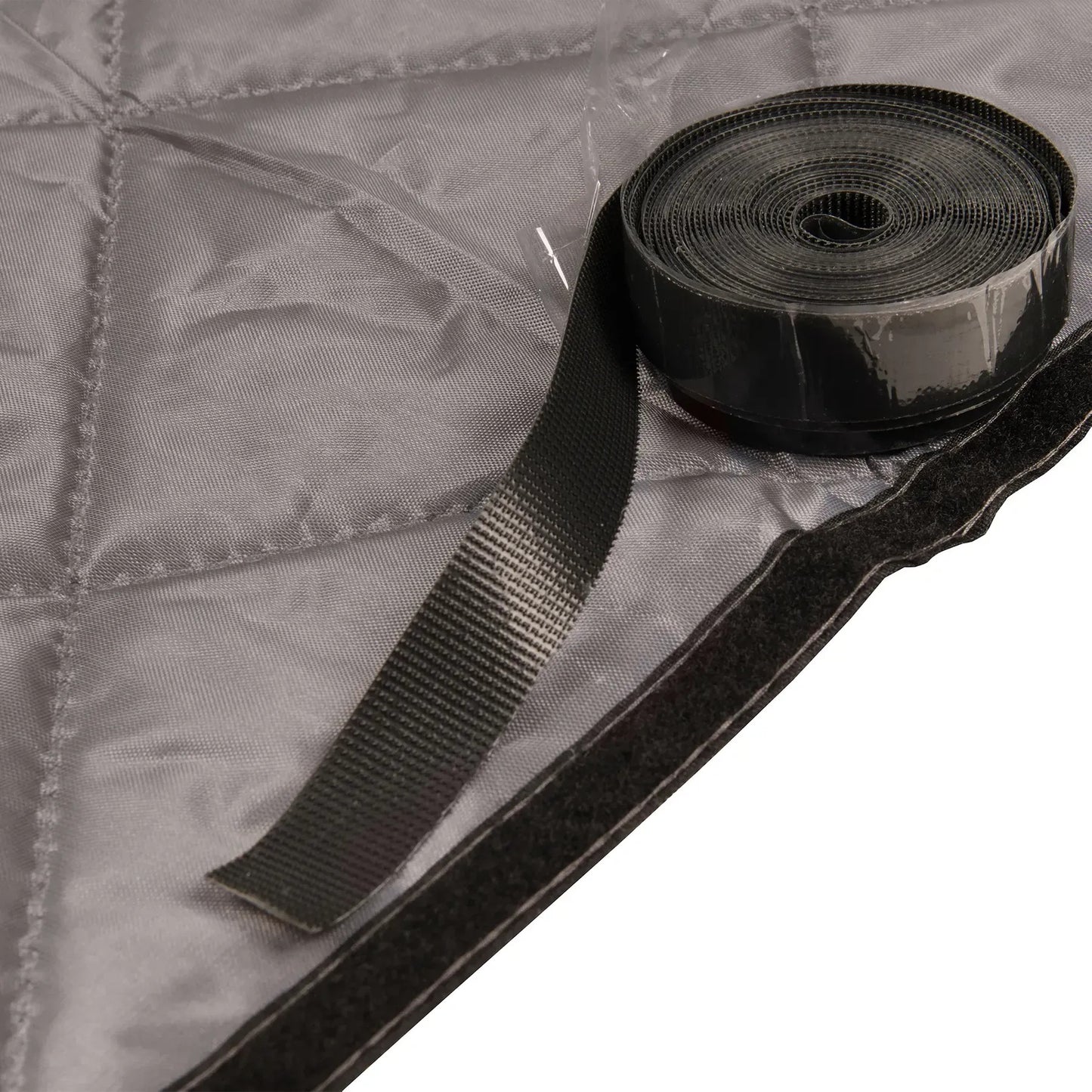 Magnetická tepelná závěsová clona na dveře, stříbrná barva 210х98 cm (83390002)