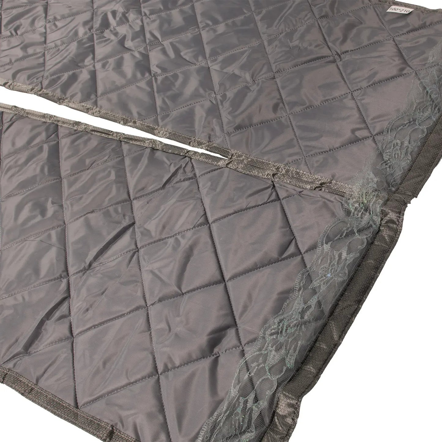 Magnetická tepelná závěsová clona na dveře, stříbrná barva 210х98 cm (83390002)