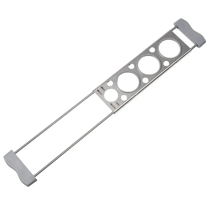 Organizer do dřezu 3v1 - kovový stojan na mycí houbičku (8641)