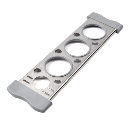 Organizer do dřezu 3v1 - kovový stojan na mycí houbičku (8641)