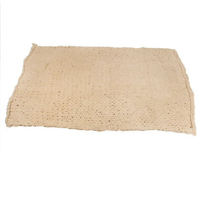 Koc Chenille Pletený Béžový 150x200 cm (90750001)