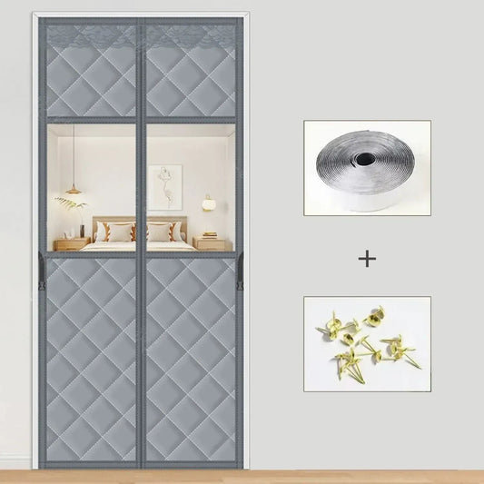 Magnetická dveřní clona s termoizolační průhlednou vložkou (83390003)