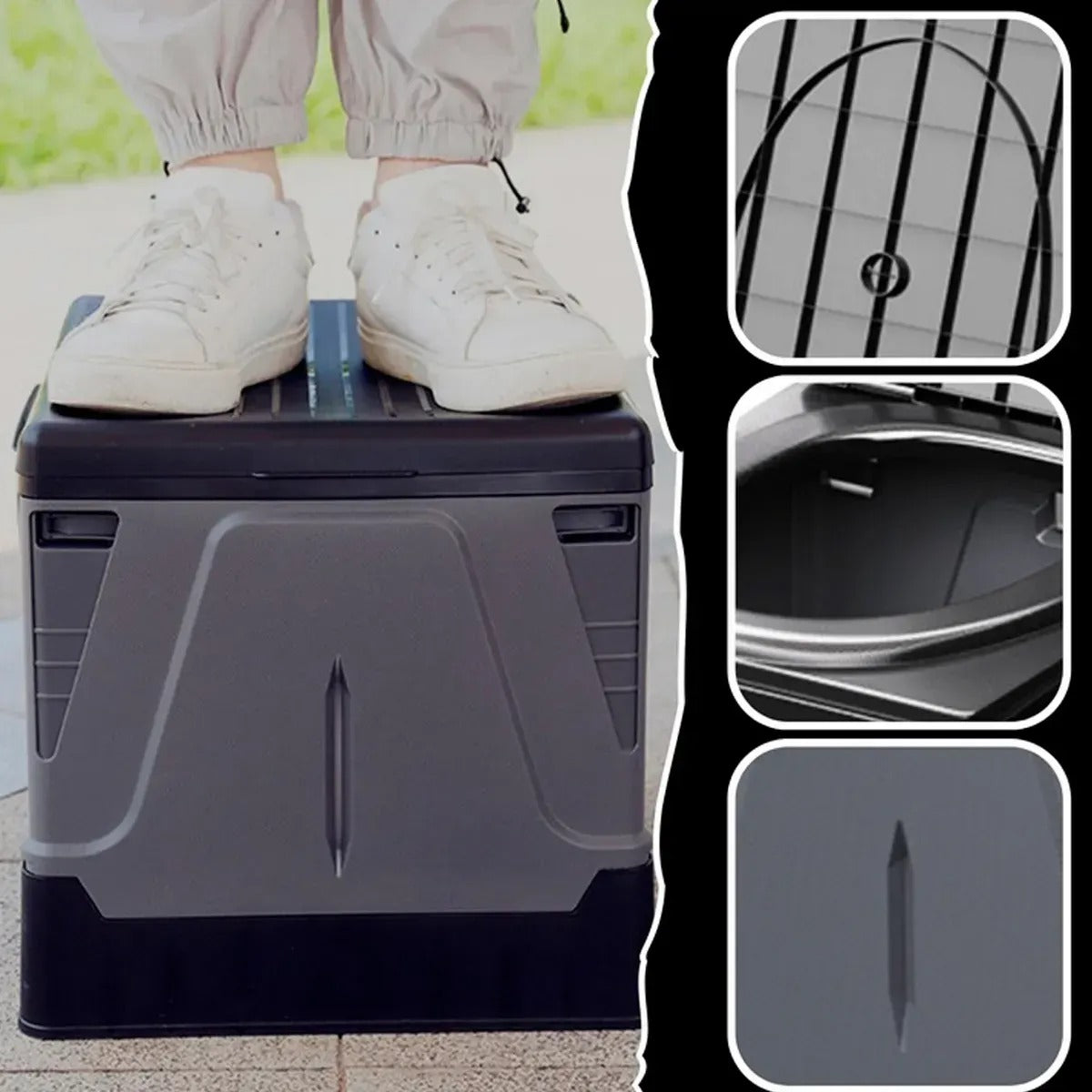 Skládací lehký turistický záchod (91780001)