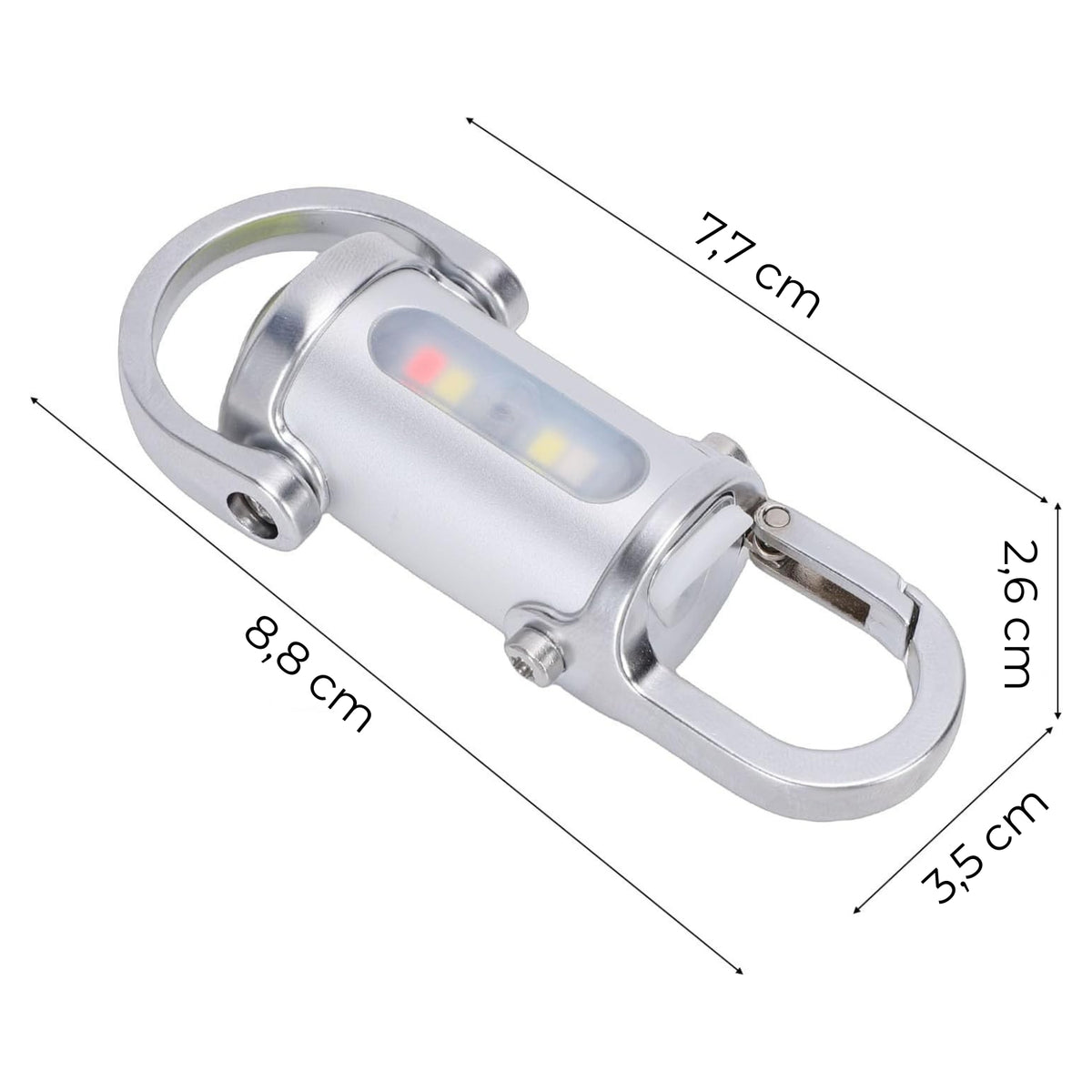 Kapesní svítilna-přívěsek 1800 lm (94820001)