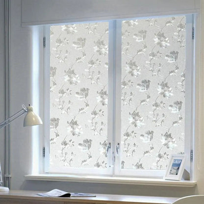 Fólie Okenní Samolepicí 2m - Květy Hibiskus (60540005)