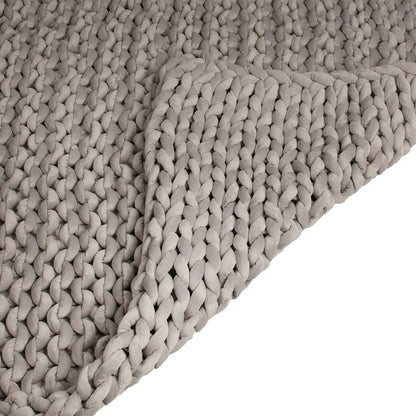 Hřejivá deka šedá 150 x 200 cm (90010001)