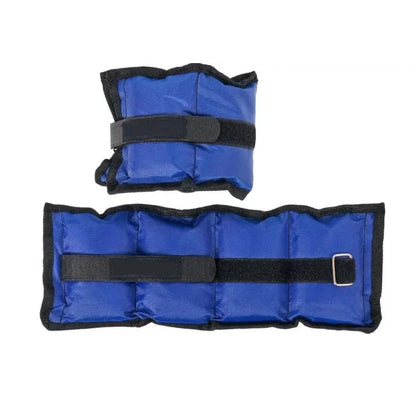 Fitness závaží 2 x 1 kg modré (8118)