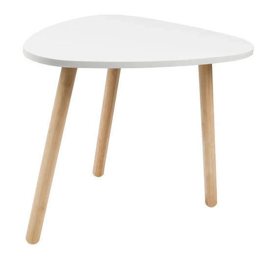 Elegantní trojnohý bambusový konferenční stolek 46x30 cm (91760001)