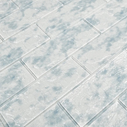 3D samolepicí panely šedo-zelené - 1 ks (72220004)