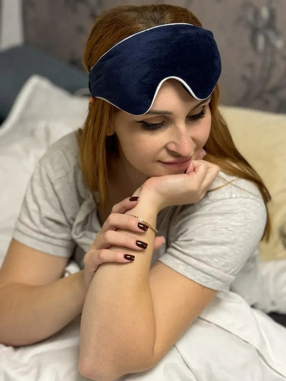 3D oční páska s váhou na spánek a relaxaci (90380001)