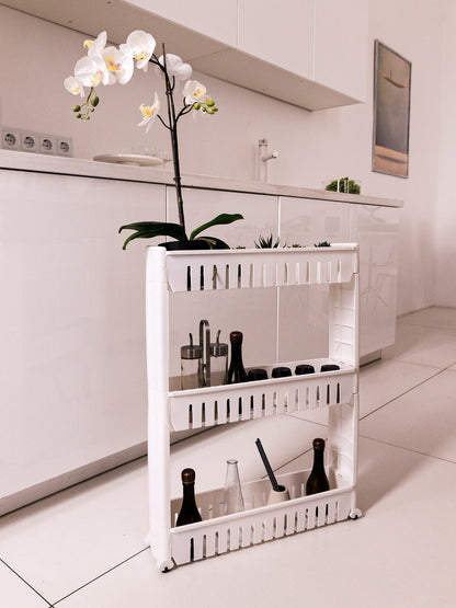 Koupelnový regál na kolečkách (5510)