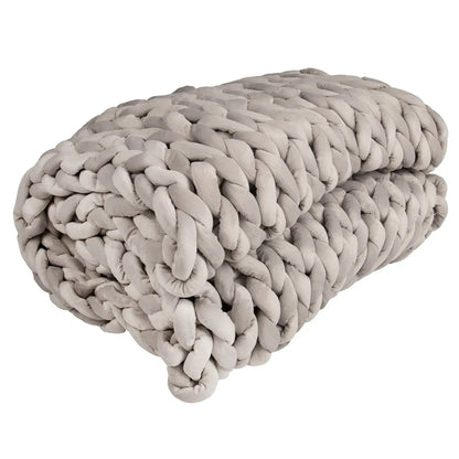 Hřejivá deka šedá 150 x 200 cm (90010001)